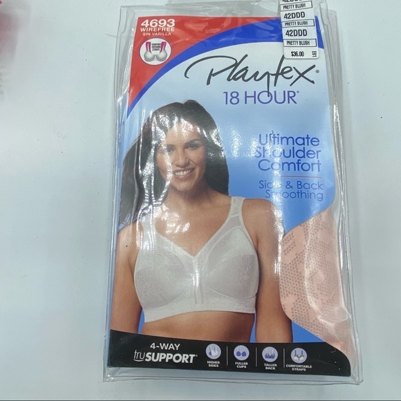 Platex 42DDD Pretty Blush 18 Hr 4693 - Picture 2 of 4